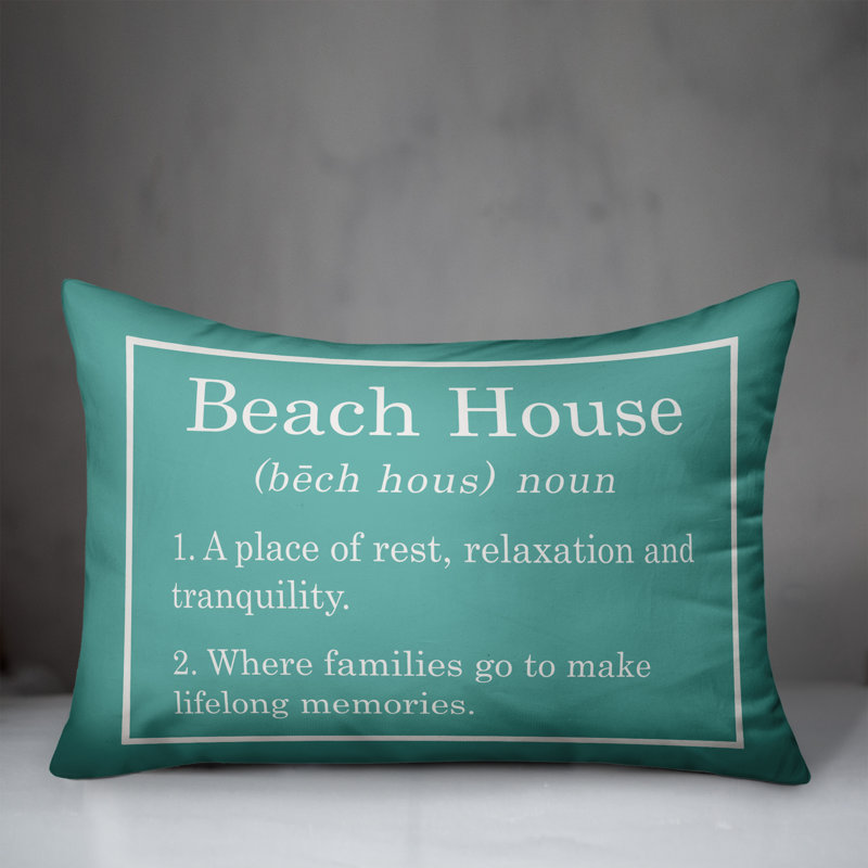 Solid Throw Pillow, Teal