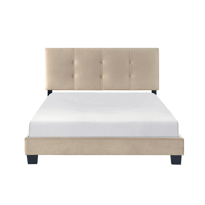 Mobilier de chambre à coucher 1pc, Marron clair, Lit double