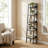 Maurus 5-Shelf Metal Freestanding Ladder Bookcase-1710091574-1731312449