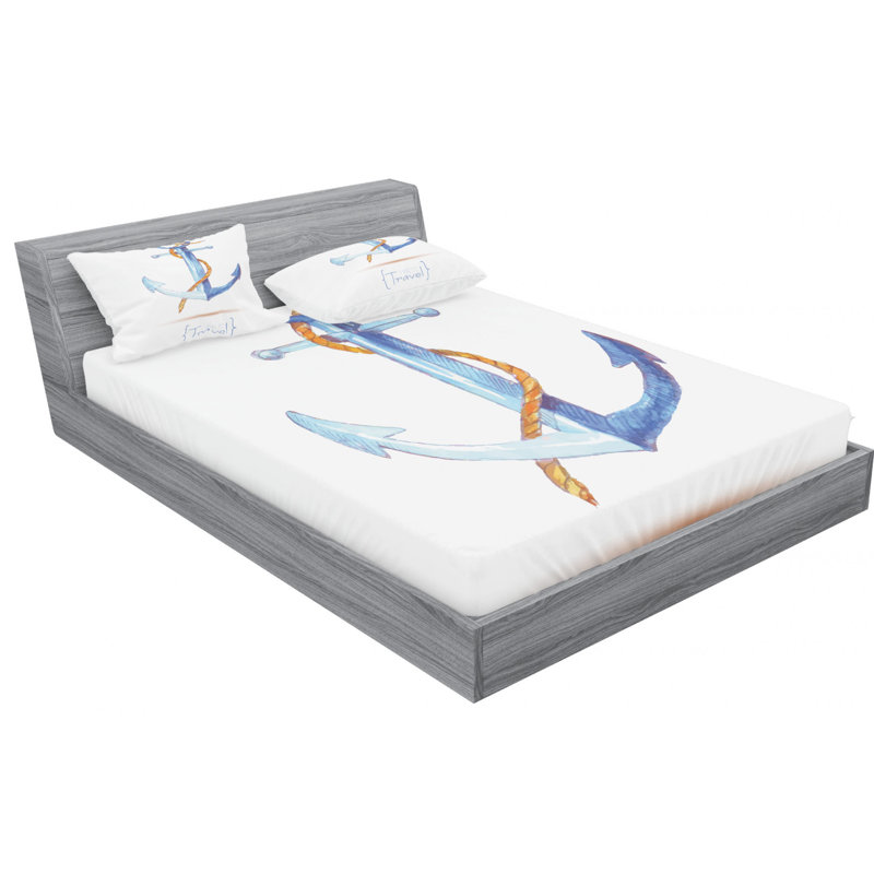 Microfiber Sheet Set, Queen Sheet Set with Fitted Sheet