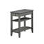 Table de bout Carbin avec tiroir et tablettes-382553688