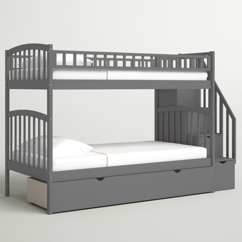 Sand & Stable Baby & Kids Northwest Kids Bunk Bed With Drawers 