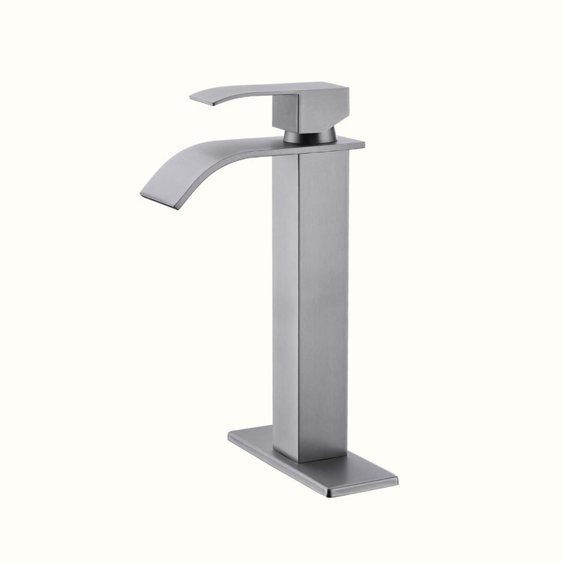 Single-Hole Single-handle Bathroom Faucet, Brushed Nickel