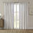 Samara Poly Printed Single 50x95" Curtain Panel With Tufted Stripe And Lining-102188564
