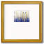 Blue And Gold Abstract V - Single Picture Frame Print-87964820