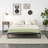 Bed Frame with Velvet Headboard Wingback and Deep Button Tufted Headboard-819945300
