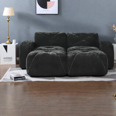 Canapés modernes en velours, conception ergonomique, polyvalents pour la maison