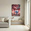 Ensemble de 1 tableau sur toile Fleurs de cerisier-129354562-129354559