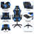 insma Adjustable Armrest and Reclining PC & Racing Game Chair