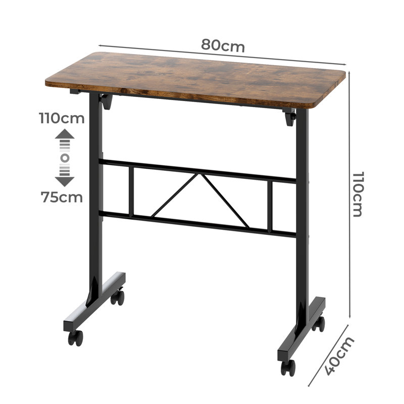 Adjustable Metal Base Computer Desk