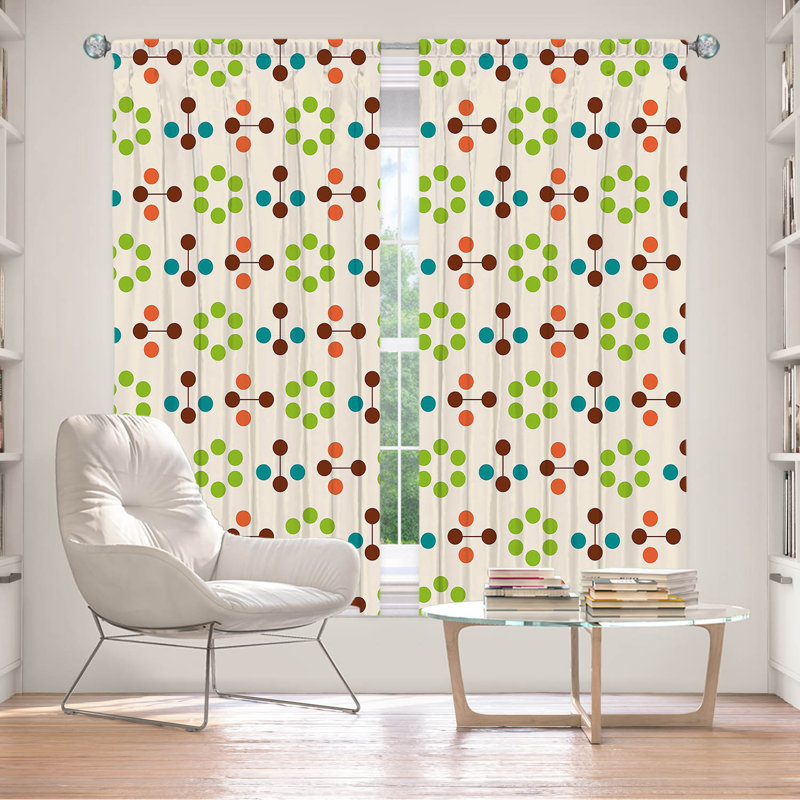 Paire de rideaux obscurcissant en polyester Evelien, L 40 po x L 82 po