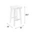 Tabouret de bar en bois massif Boon