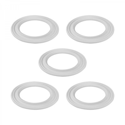 6.5'' Matte White Decorative Recessed Trim
