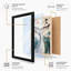 Whale Tail Rising Japandi 1 Piece Single Picture Frame Wall Art-136645236-136645240