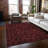 Flatweave Washable Floral Indoor / Outdoor Rug-1055747621