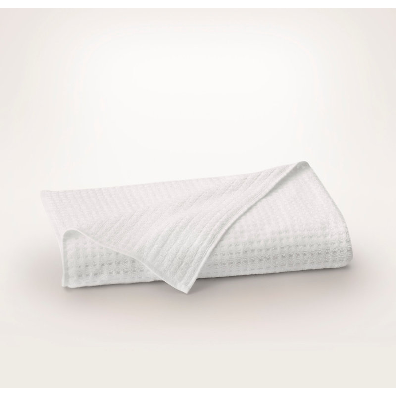 Turkish Waffle, White, Bath Sheet - 1 Pack