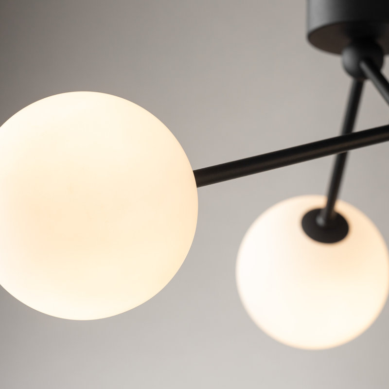 Antares Glass Semi Flush Mount
