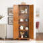 Armoire 8 portes avec 4 tablettes - Solution de rangement élégante pour votre maison