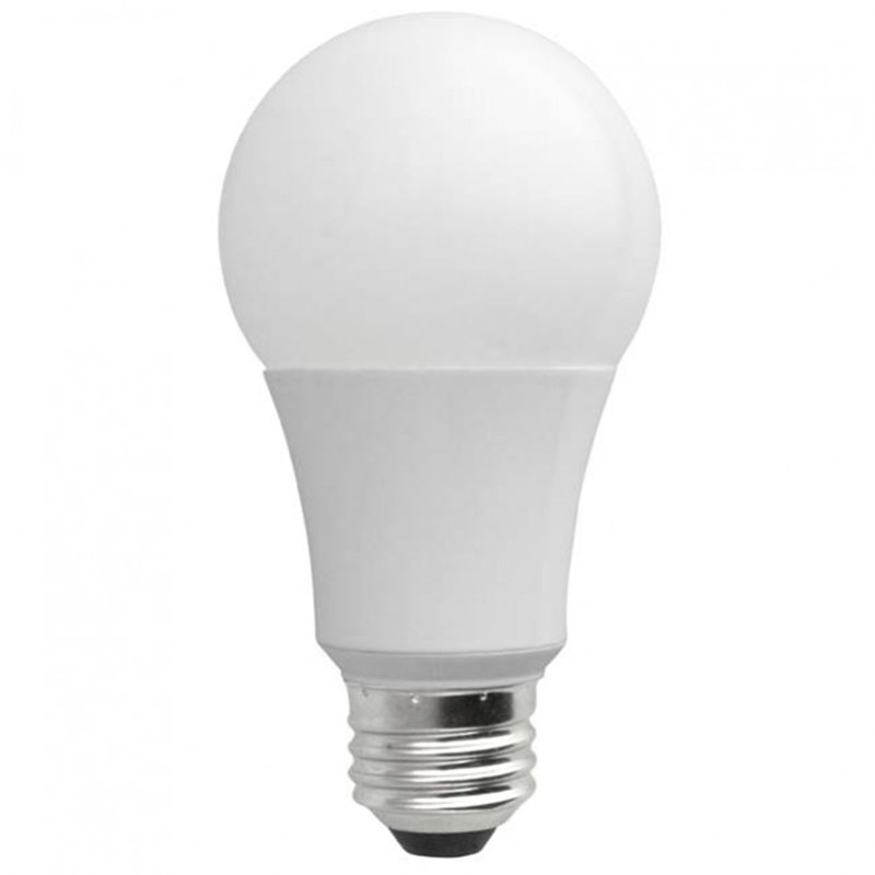 8 watts (équivalent à 60 watts), ampoule DEL A19 à intensité variable, culot moyen E26 (standard)