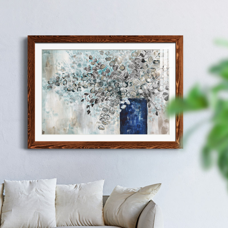 Eucalyptus réformé - peinture encadrée, Érable, H 37,5 po x l 27,5 po x P 1,5 po