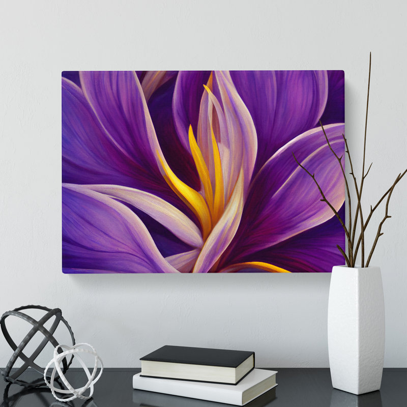 Otherworldly Flower Vol.6 - Wrapped Canvas, 35cm H x 50cm W x 3cm D