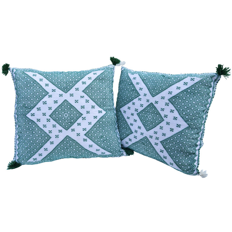 Wool Rectangular Pillow Cover & Insert