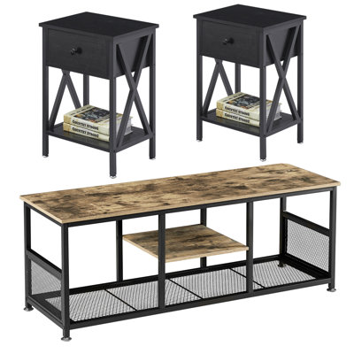Ensemble de tables basses 3 pièces Auxter