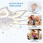 45cm Ceiling Fan with LED Lights