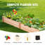 Wood Raised Garden Bed