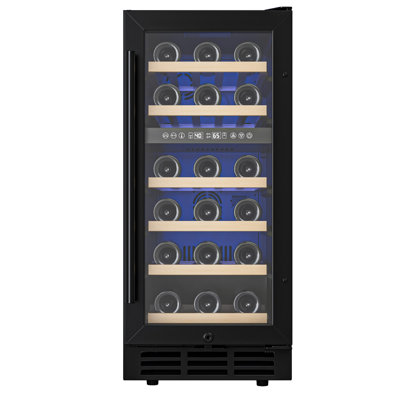 Euhomy 15 Inch Wine Fridge, Dual Zone Wine Chiller With Digital Temperature Control, Wine Cooler Upgraded Compressor Fits Low Noise, Wine Storage With on Fridge.com