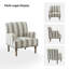 Fauteuil l 28,7 po Ariana avec pieds en bois massif et garniture cloutée-1905817675