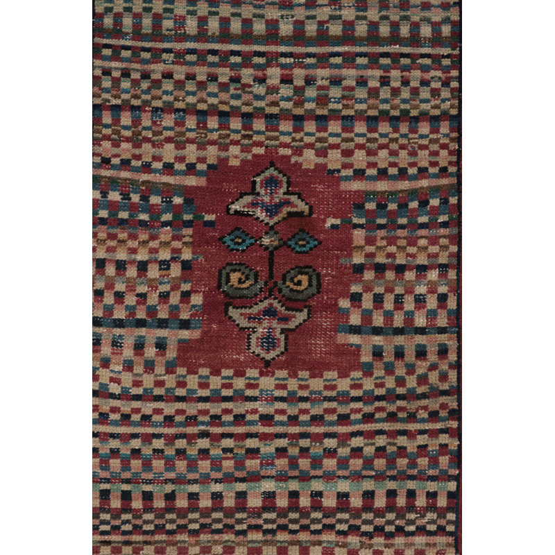 Vintage Turkish Runner, Brown With Floral Medallions And Patterns– Rug & Kilim