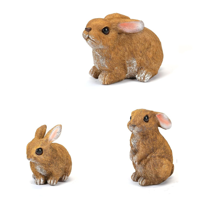 Animals Weather Resistant Resin Garden Statue