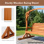Portique en bois pour porche et jardin, brun-1047787493