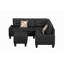 Canapé modulaire 6 pièces rembourré-1073082531