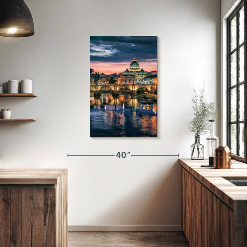 Aime St Peter's Basilica In Rome, 36" H x 24" W