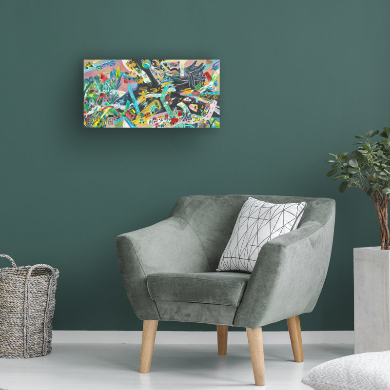 Art sur toile «ologic bolognais », H 10 po x l 19 po