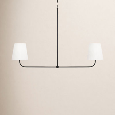 Anna May 2 Light Poly-Blend Dimmable Pendant