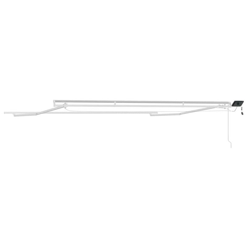 VidaXL Retractable Door / Window Awning, 500 cm W x 300 cm D, White