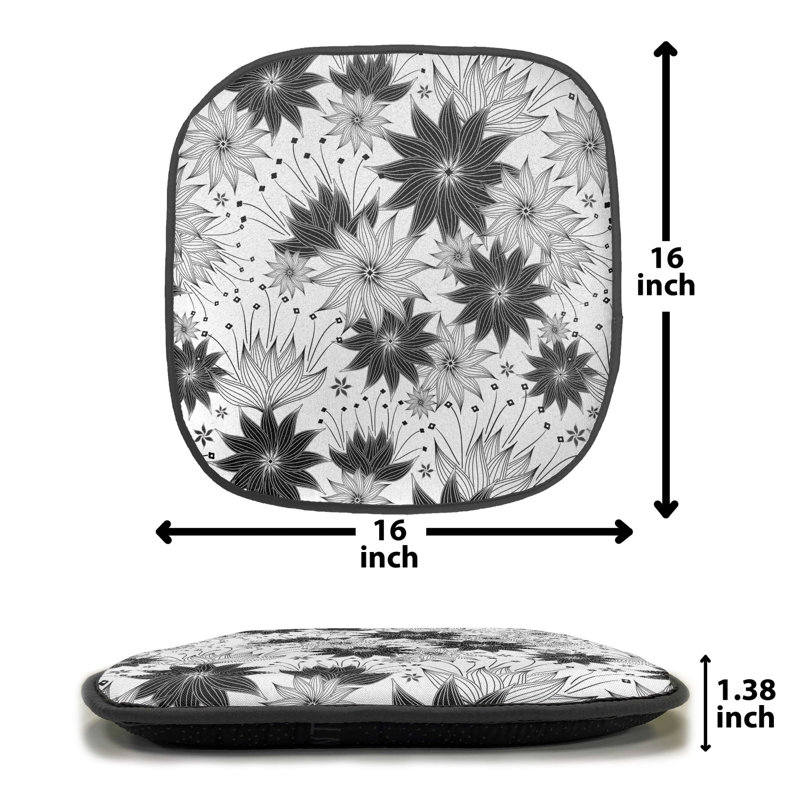Outdoor 1.38'' Dining Chair Seat Cushion