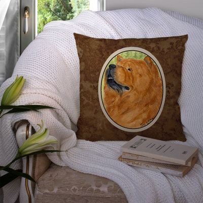 Chow Chow Outdoor Reversible Throw Pillow