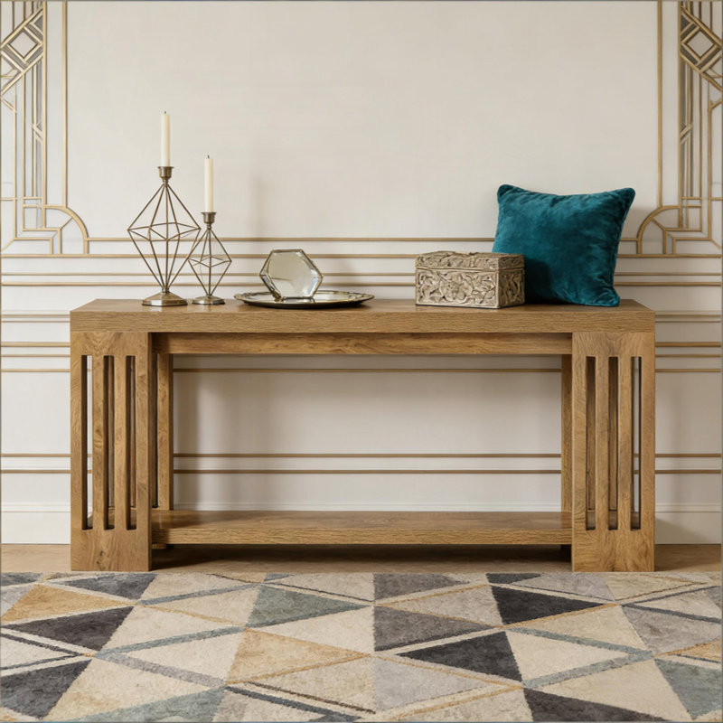 Couch Table,Console Table,Side Table, Light Brown