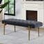 Banc d'appoint rembourré or-1508098135