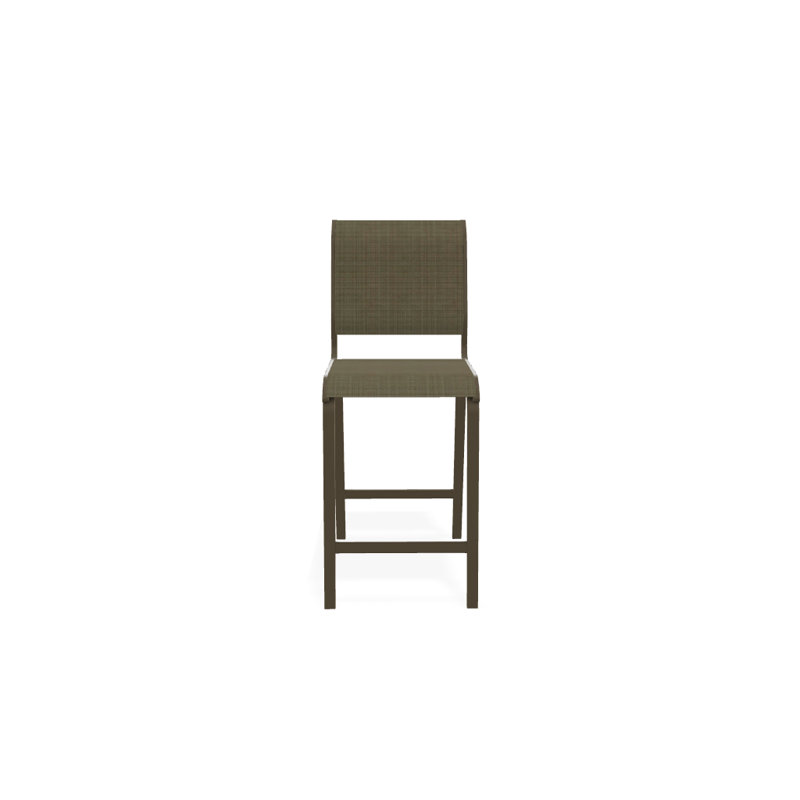 Tabouret de bar 26 po Holna, Bois de plage texturé, Pierre Elevation