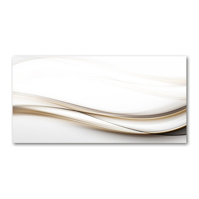 Waves Abstraction - Wrapped Canvas Print