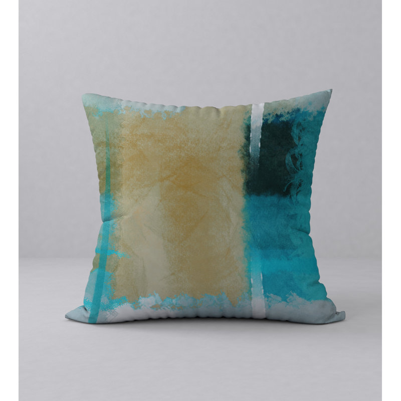 Coussin décoratif carrée à entretien rapide, 24 po x 24 po