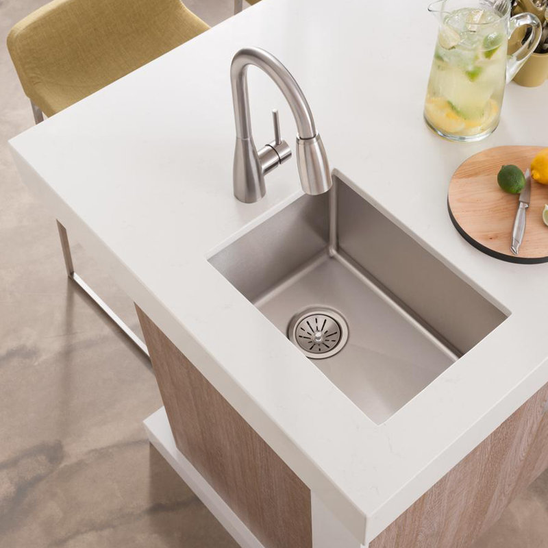 Robinet de bar rétractable Avado, Acier lustré