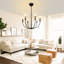 Lustre classique à 6 lumières de style bougie Monstair