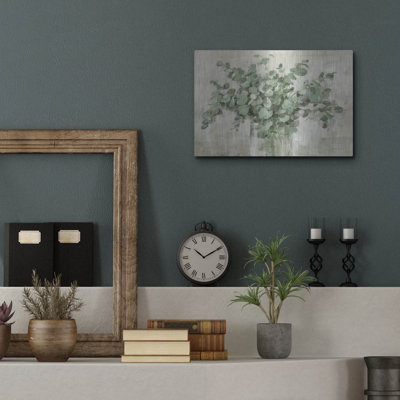 'Scented Eucalyptus Neutral' by Danhui Nai Metal Wall Art