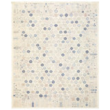 New Afghani Khotan Garden Wool On Cotton 12' X 14'10" Ivory